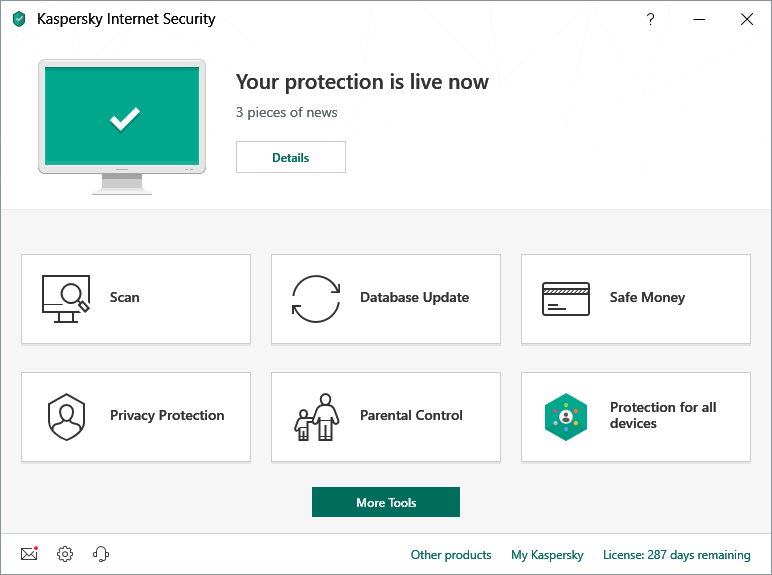 Kaspersky Internet Security Scan