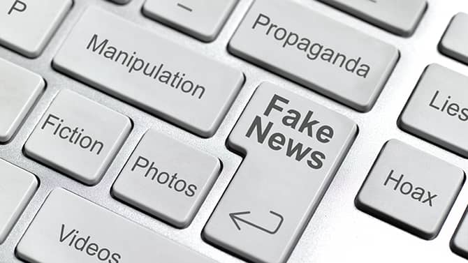 Exemplos de fake news