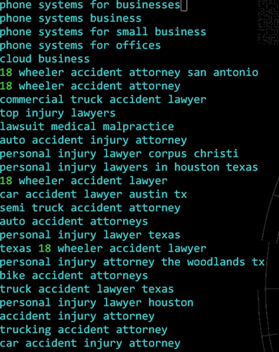 list-of-searches list-of-searches